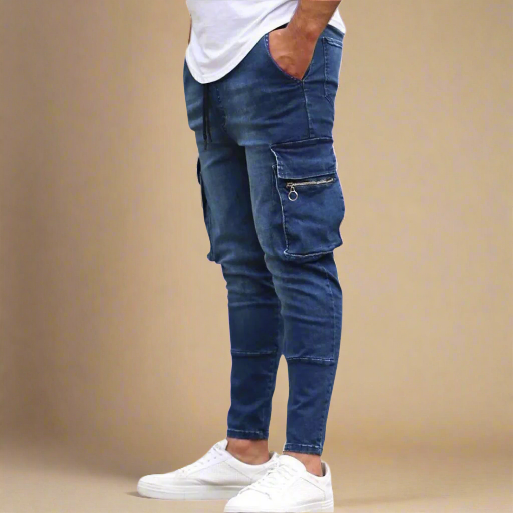 Cargo Jeans | Moderne Multi-pocket spijkerbroek