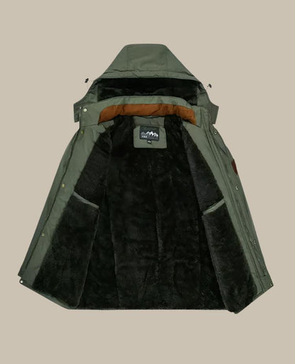 Aron™ | Waterdichte parka winterjas met fleece voering